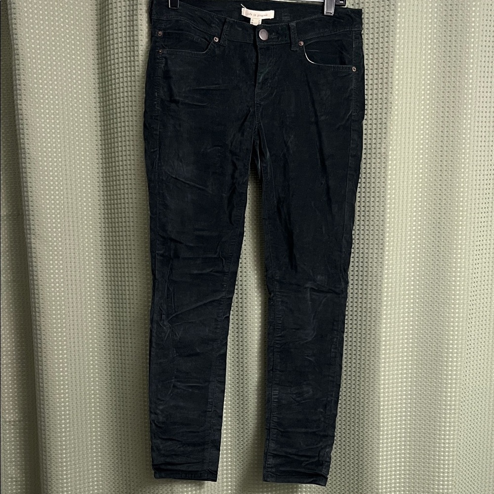 Dark Green Velvet Pants